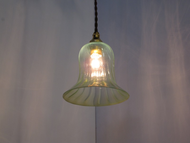 イギリス製アンティーク ランプシェイド - 天井照明
