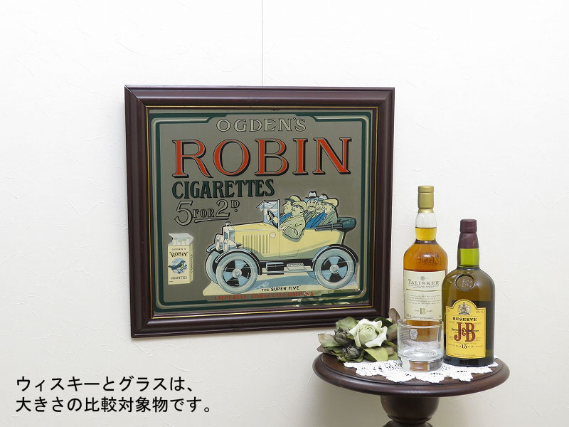 ビンテージ パブミラー ROBIN CIGARETTES タバコ（3月27日 