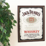 パブミラー　　Jack Daniel's　オールド　　　アンティーク ビンテージパブミラー Jack Daniel's （ジャック ダニエル