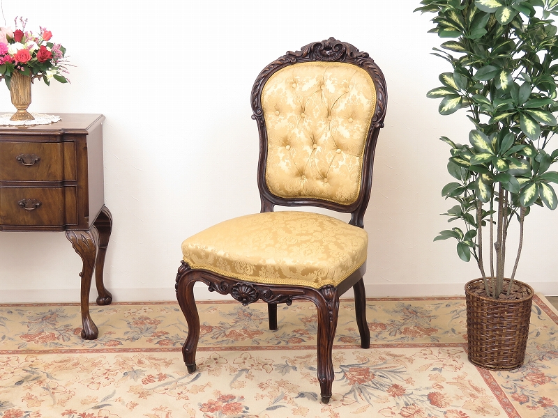 アウトレット》ローズウッドの優雅な椅子 フランスのアンティーク家具（4月05日） | アンティーク家具 販売・通販「アルヴェール」