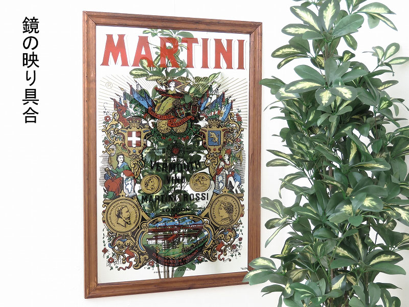 グッズ公式通販サイト 英国製 Vintage MARTINI パブミラー 鏡