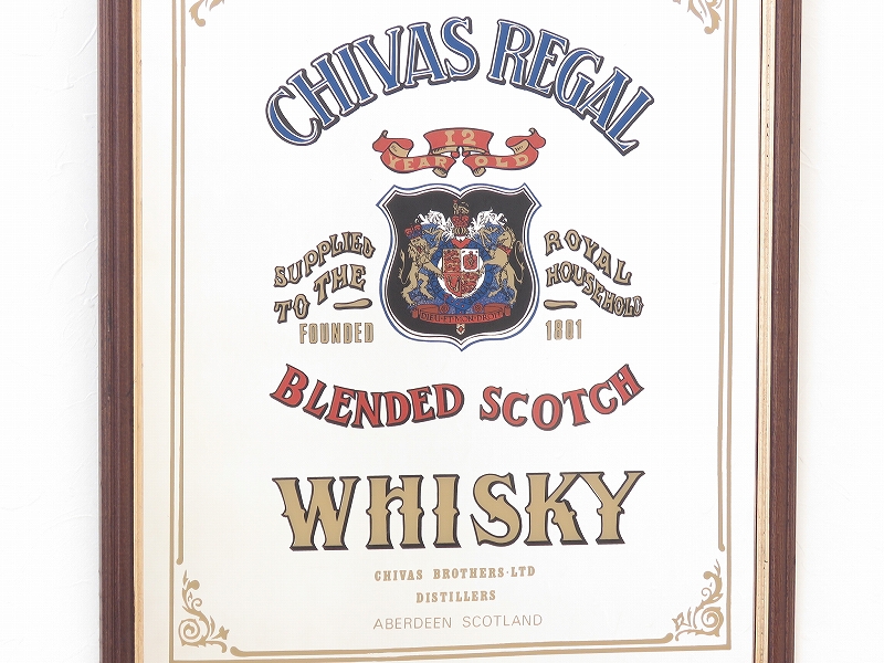 ビンテージ パブミラー スコッチウィスキー CHIVAS REGAL（シーバス