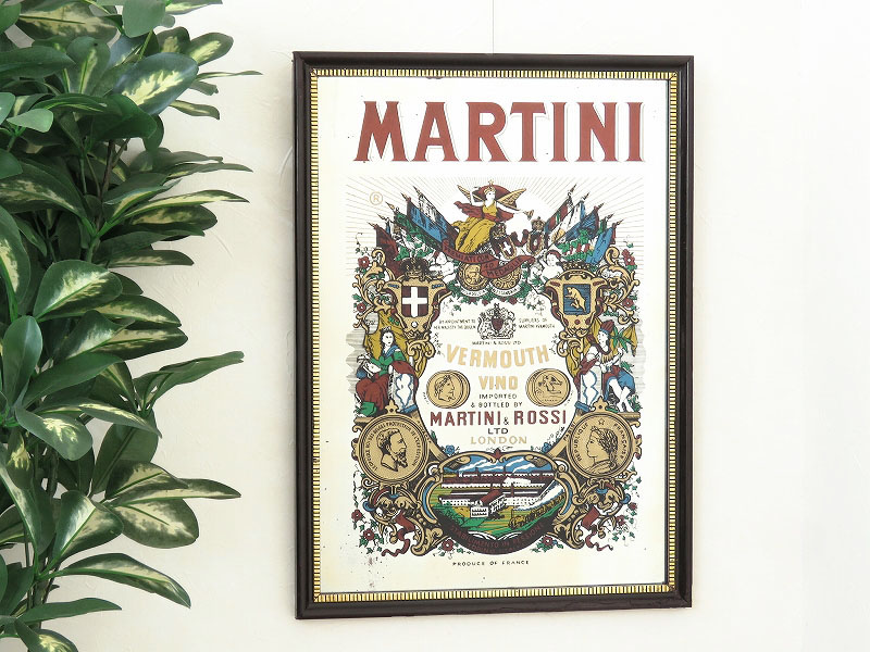 ビンテージパブミラー マルティーニ・エ・ロッシ（Martini & Rossi）イタリアのベルモット《 セール品 》（7月16日） | アンティーク家具  販売・通販「アルヴェール」